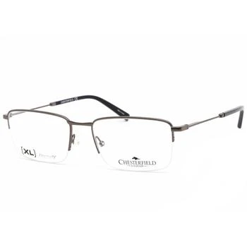 推荐Chesterfield Men's Eyeglasses - Silver Metal Frame Clear Demo Lens | CH 81XL 0YB7 00商品