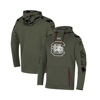 Under Armour | Men's Olive South Carolina Gamecocks Freedom Pullover Hoodie商品图片,