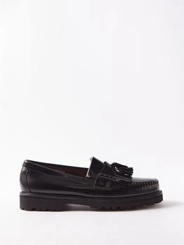 推荐Weejuns 90s Layton II Kiltie leather loafers商品