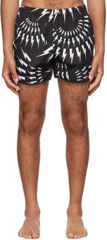 product Black Polyester Swim Shorts image