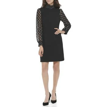 Tommy Hilfiger | Long Sleeve Classic Dot Twofer Mock Neck Dress 