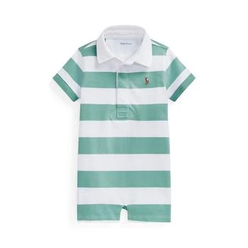 Ralph Lauren | Baby Boys Striped Cotton Rugby Shortall,商家Macy's,价格¥294