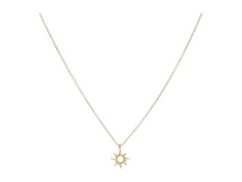 Dogeared | Modern Good Vibes Only Radiant Sun Pendant Necklace,商家Zappos,价格¥327