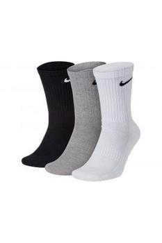NIKE | Mens Crew Socks Pack of 3 Black/White/Gray商品图片,8.7折