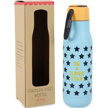 Rice by Rice | Stars print thermo bottle in blue,商家BAMBINIFASHION,价格¥215