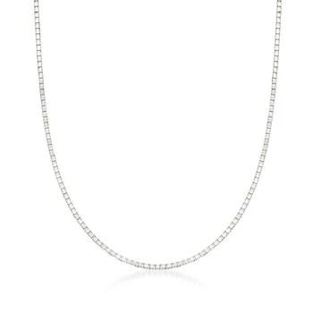 Ross-Simons | Ross-Simons 1.4mm 14kt White Gold Box Chain Necklace,商家Premium Outlets,价格¥6057