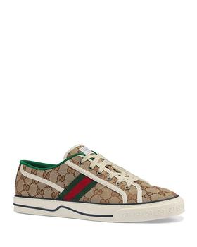 Gucci | Men's Tennis 1977 GG Canvas Lace Up Sneakers商品图片,