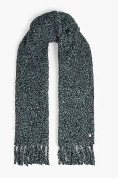 推荐Sloane fringed bouclé-knit alpaca-blend scarf商品