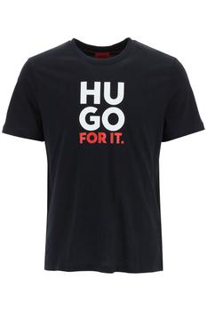Hugo Boss | Hugo jersey t-shirt with logo print商品图片,9.7折