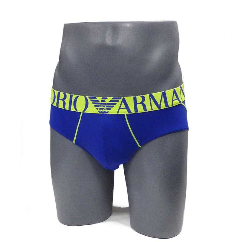 时尚阿玛尼内裤男装, Emporio Armani | EMPORIO ARMANI 男士蓝色内裤 110814-5A529-04833商品图片 5.7折, 独家减免邮费