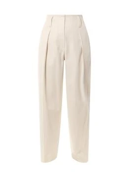 Brunello Cucinelli | Brunello Cucinelli Bead-Embellishment Pleated Trousers 6.7折