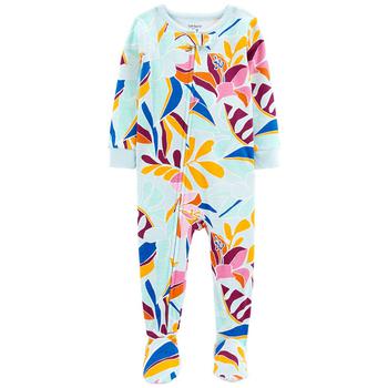 商品Carter's | Toddler Girls Floral Snug Fit Footie Long Sleeved Pajama,商家Macy's,价格¥77图片
