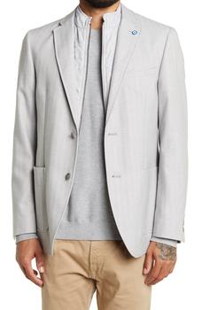 product Herringbone Two Button Notch Collar Jacket image