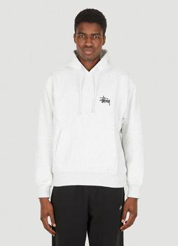 STUSSY | Basic Logo Hooded Sweatshirt in Grey商品图片,