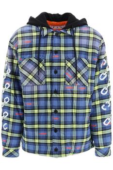 推荐Off White Check Flannel Padded Overshirt商品