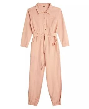 GUESS | Big Girls Garment Dye Twill Jumpsuit,商家Macy's,价格¥368