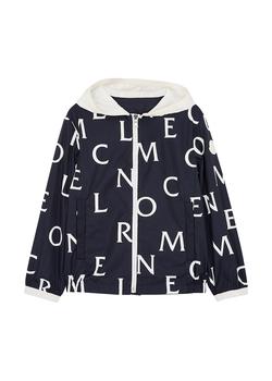 moncler kids, Moncler | KIDS Jiro navy logo-print shell jacket (8-10 years)商品图片 