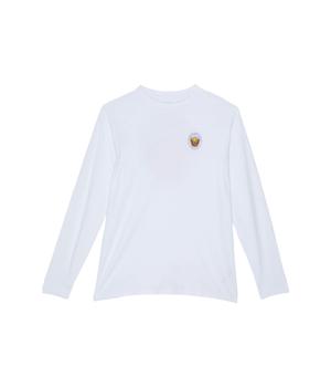 Vineyard Vines, Vineyard Vines | Long Sleeve Leaf Pile Dog T-Shirt (Toddler/Little Kids/Big Kids)商品图片 