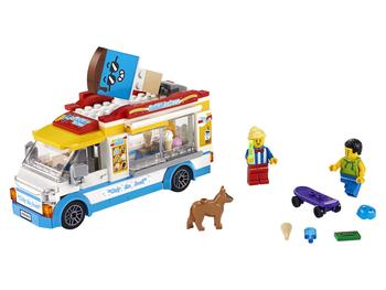 商品LEGO City Ice-Cream Truck 60253, Cool Building Set for Kids (200 Pieces)图片