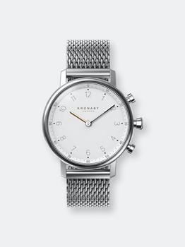 推荐Kronaby Carat S0793-1 Silver Stainless-Steel Automatic Self Wind Smart Watch Silver (Grey) ONE SIZE商品