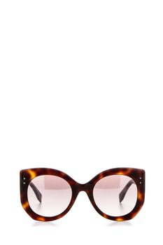 芬迪太阳镜代购, Fendi | Fendi Eyewear Engraved Lettering Sunglasses商品图片 9.5折