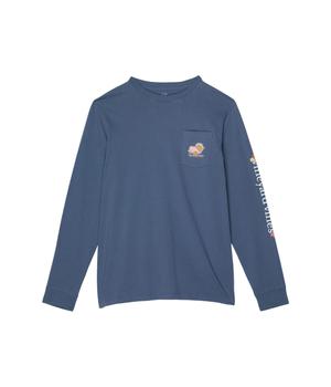 推荐Long Sleeve Thanksgiving Pocket T-Shirt (Toddler/Little Kids/Big Kids)商品