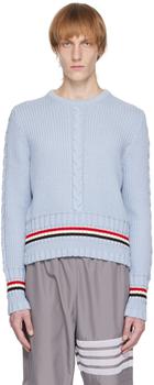 Thom Browne | Blue Stripe Sweater商品图片,