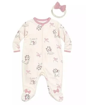 Disney | Baby Girls 2-Piece Marie The Cat Sleep N Play Coverall and Headband Set,商家Macy's,价格¥148