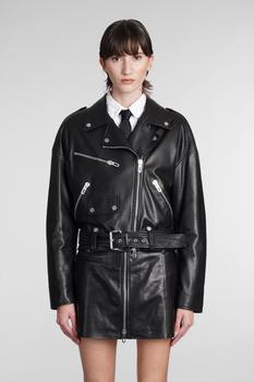 推荐DROMe Leather Jacket In Black Leather商品