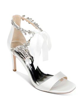 product Women's Tracy Rhinestone Ribbon Heeled Sandals - 100% Exclusive image