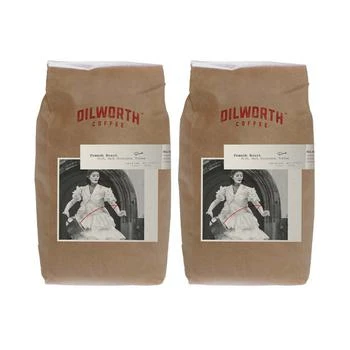 Dilworth Coffee | Dark Roast Ground Coffee - French Roast, Pack of 2,商家Macy's,价格¥217