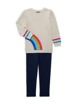 推荐Little Girl's & Girl's 2-Piece Sweatshirt & Pants Set商品