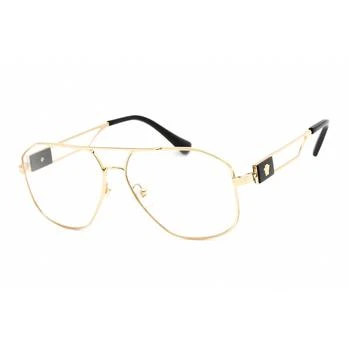 推荐Versace Men's Eyeglasses - Full Rim Aviator Shape Gold Metal Frame | 0VE1287 1002商品