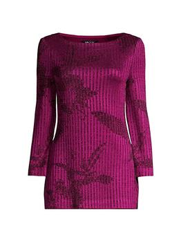 推荐Floral Intarsia-Knit Tunic商品