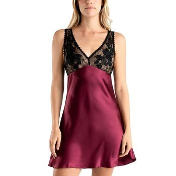 Linea Donatella | Women's Enchante Lace & Satin Chemise 