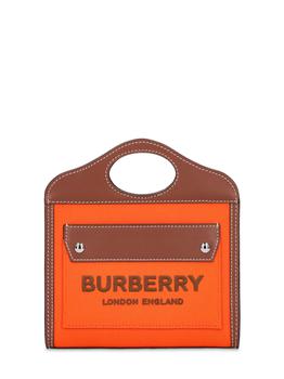 burberry托特包, Burberry | Micro Pocket Canvas Tote Bag商品图片 