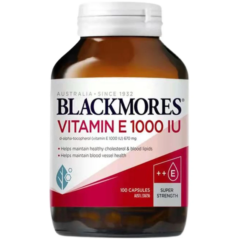 推荐澳洲Blackmores澳佳宝VE维生素E软胶囊100粒1000IU亢氧化高含量商品
