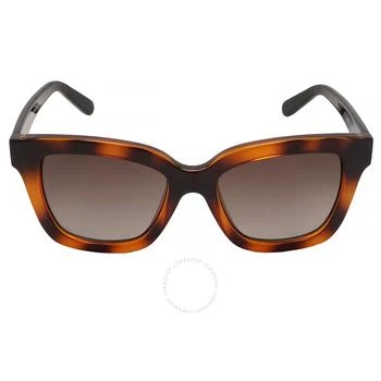 Salvatore Ferragamo | Brown Gradient Rectangular Ladies Sunglasses SF955S 214 53 2.7折, 满$200减$10, 满减