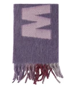 Marni | Scarf With Logo Scarves Purple,商家Wanan Luxury,价格¥1792