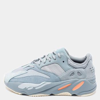 yeezy700v3, YEEZY | Yeezy x Adidas Two-Tone Suede and Mesh Boost 700 Inertia Sneakers Size 40 2/3商品图片 8.1折, 满1件减$100, 满减