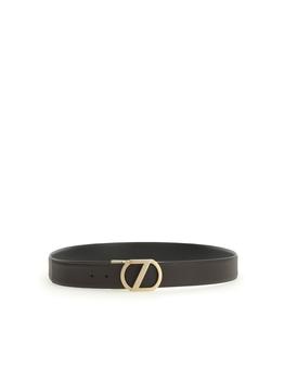 zegna皮带价格, Zegna | Z Zegna Logo Plaque Reversible Belt商品图片 5.7折