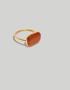 Madewell | Stone Collection Malachite Statement Ring商品图片,8.9折