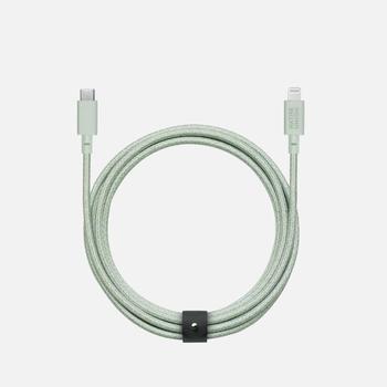商品Native Union Charging Belt Cable 3m - USB-C to Lightning - Sage图片