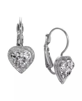 2028 | Crystal Heart Drop Earrings,商家Macy's,价格¥216