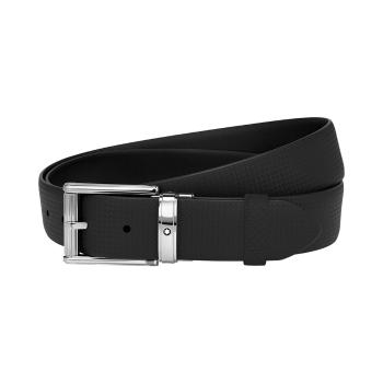 万宝龙腰带正品, MontBlanc | MONT BLANC 男士黑色皮革腰带 123908商品图片 满$100享9.5折, 满折