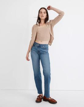 Madewell | The Mid-Rise Perfect Vintage Straight Jean in Edgerton Wash: Criss Cross Edition商品图片,5.7折