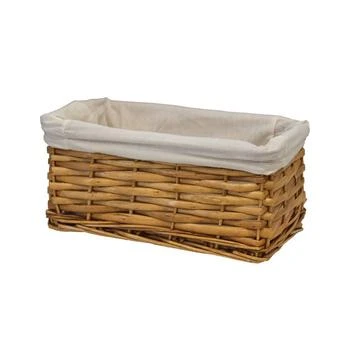 Vintiquewise | Willow Shelf Basket Lined with Lining,商家Macy's,价格¥236