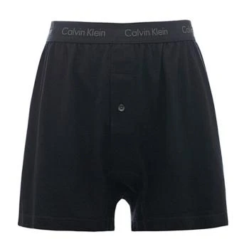 推荐Calvin Klein 卡尔文 克莱恩 黑色棉男士经典四角内裤一条装 NU3040-001商品