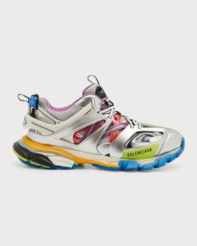 推荐Men's Track Multicolor Caged Mesh Sneakers商品