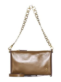推荐Manu Atelier Logo Plaque Chain Link Mini Shoulder Bag商品